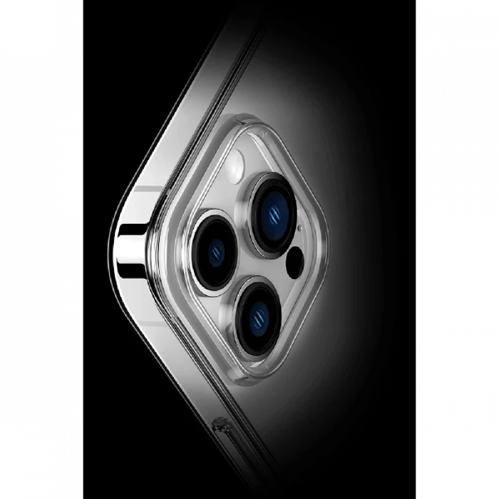Apple iPhone 15 Pro Max Kılıf Tron Şeffaf Magsafe Kapak - Şeffaf