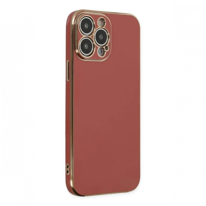 Apple iPhone 15 Pro Max Kılıf Volet Silikon - Kırmızı