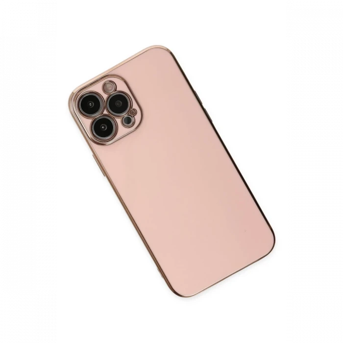 Apple iPhone 15 Pro Max Kılıf Volet Silikon - Pembe