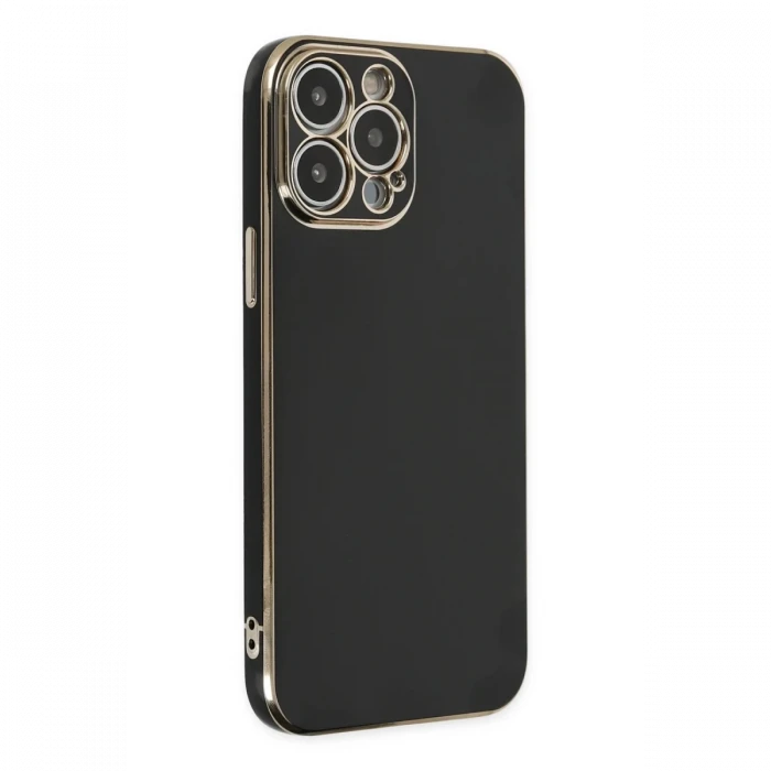 Apple iPhone 15 Pro Max Kılıf Volet Silikon - Siyah