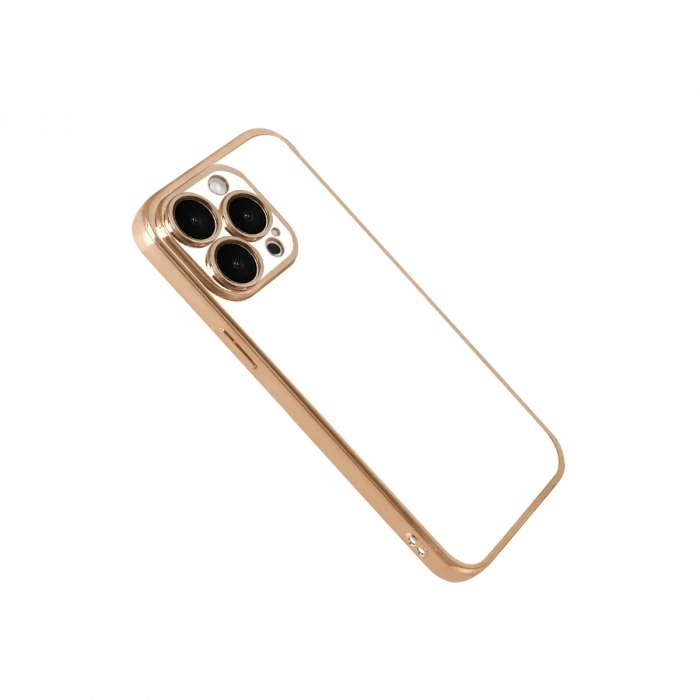 Apple iPhone 15 Pro Max Razer Lensli Silikon - Gold