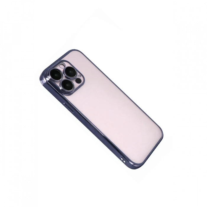 Apple iPhone 15 Pro Max Razer Lensli Silikon - Lacivert