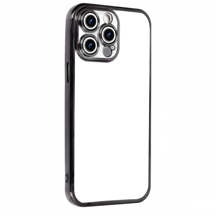 Apple iPhone 15 Pro Max Razer Lensli Silikon - Siyah