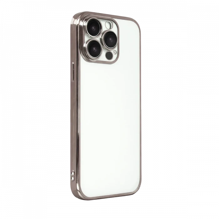 Apple iPhone 15 Pro Max Razer Lensli Silikon - Titan Gri