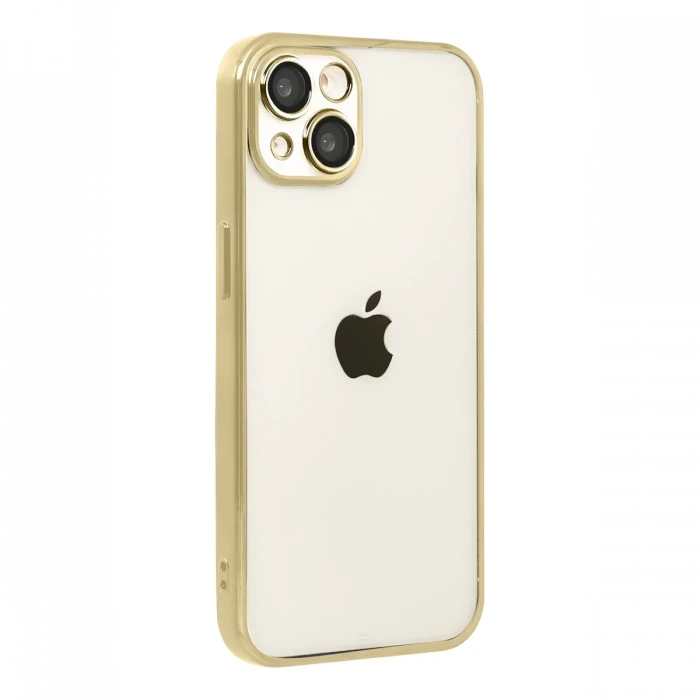 Apple iPhone 15 Razer Lensli Silikon - Gold
