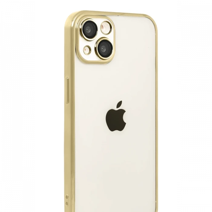 Apple iPhone 15 Razer Lensli Silikon - Gold