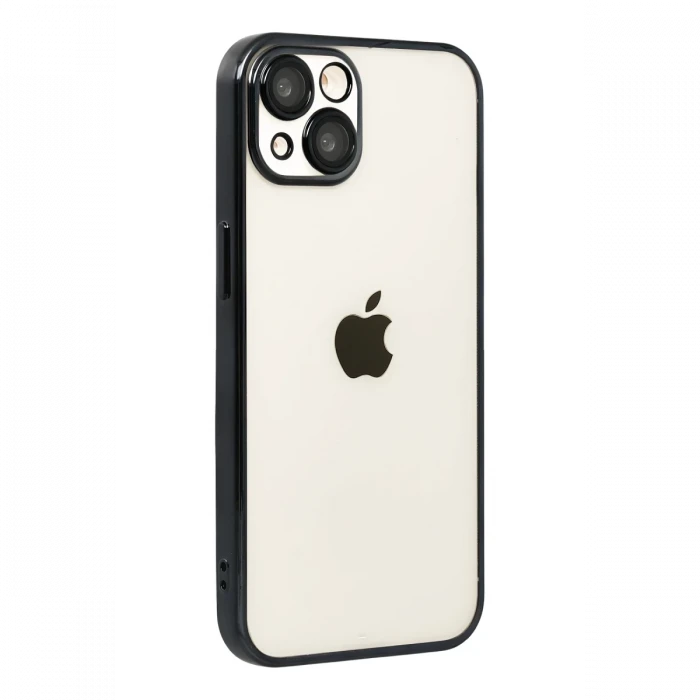 Apple iPhone 15 Razer Lensli Silikon - Siyah