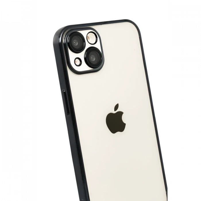 Apple iPhone 15 Razer Lensli Silikon - Siyah