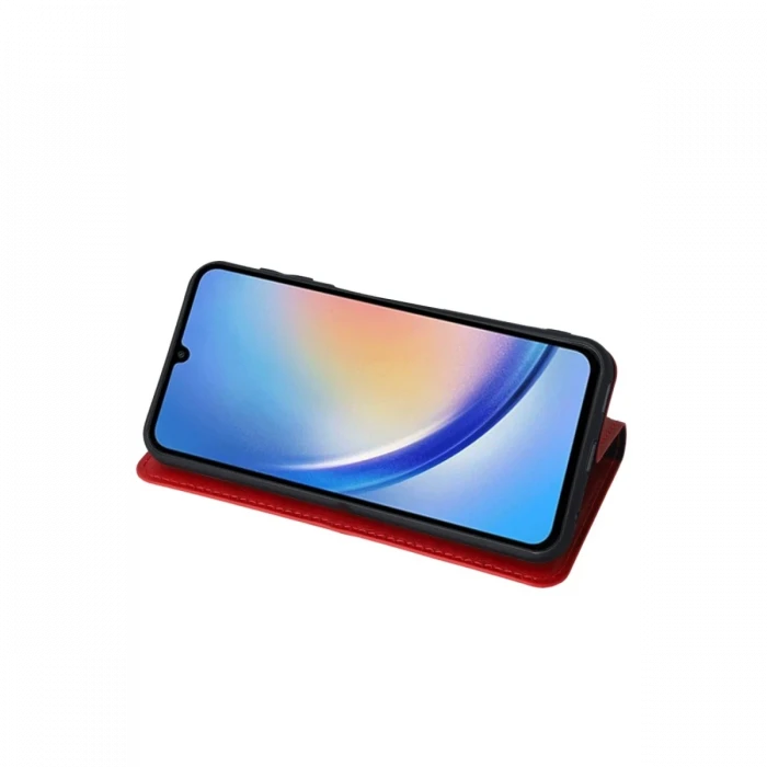 Apple iPhone 15 Trend S Plus Kapaklı Kılıf - Taba
