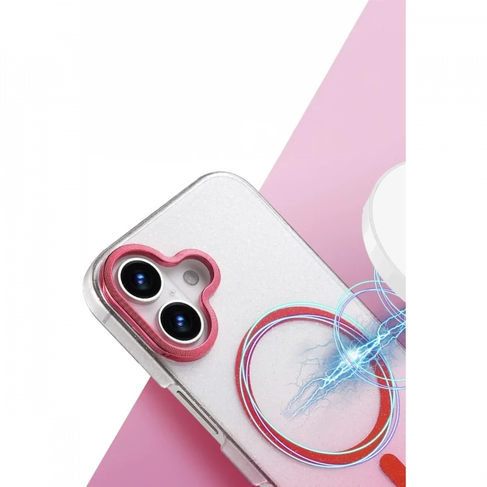 Apple iPhone 16 Glossy Magsafe Kapak - Çöl Titanyum