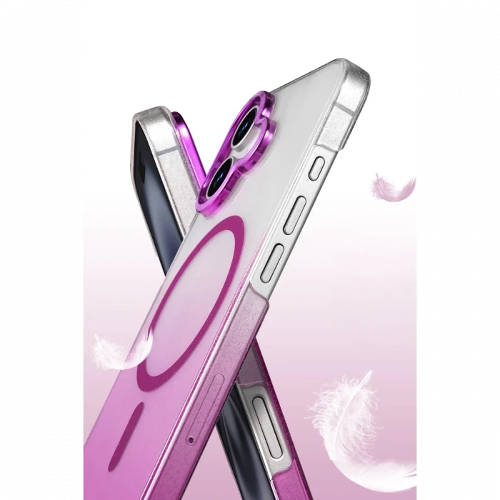 Apple iPhone 16 Glossy Magsafe Kapak - Mor