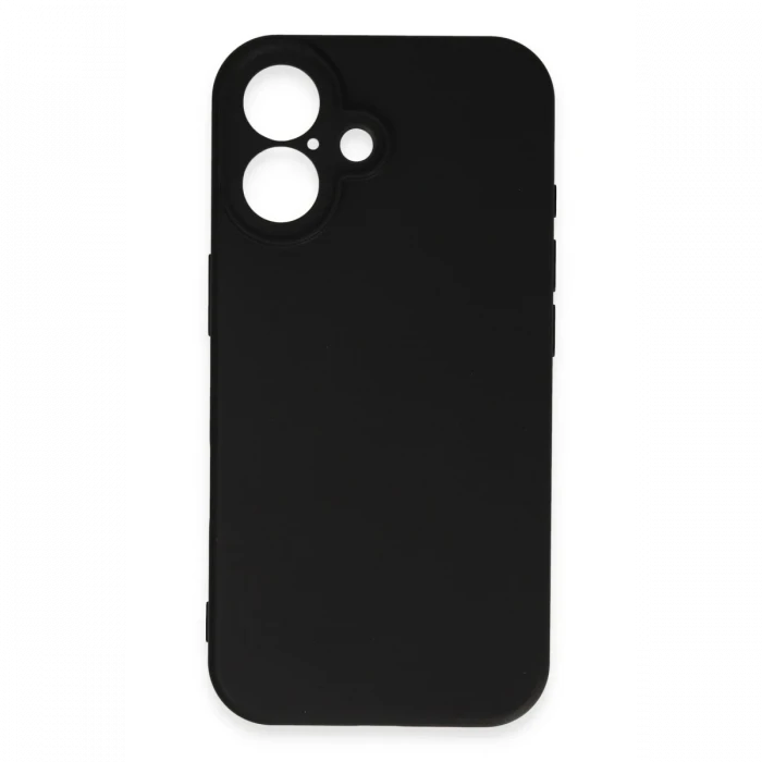 Apple iPhone 16 Kılıf First Silikon - Siyah
