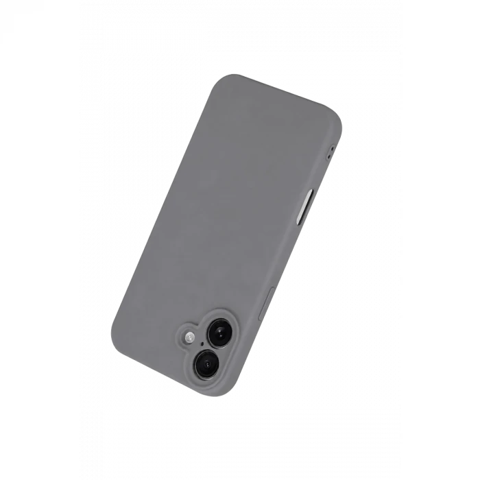 Apple iPhone 16 Plus Kılıf First Silikon - Gri