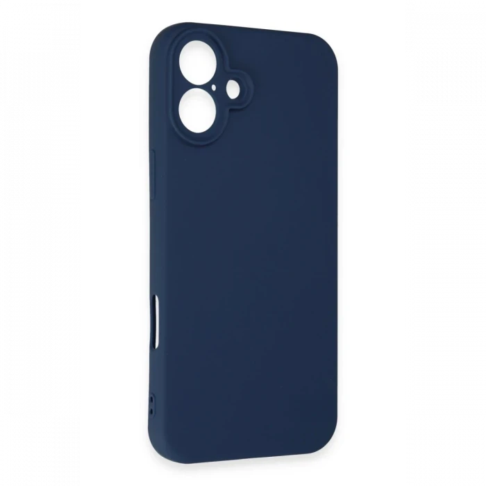 Apple iPhone 16 Plus Kılıf First Silikon - Lacivert