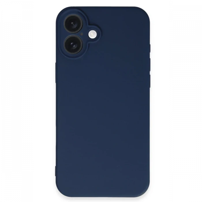 Apple iPhone 16 Plus Kılıf First Silikon - Lacivert