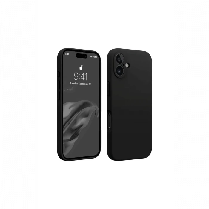 Apple iPhone 16 Plus Kılıf First Silikon - Siyah