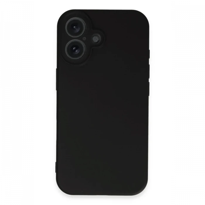 Apple iPhone 16 Plus Kılıf First Silikon - Siyah