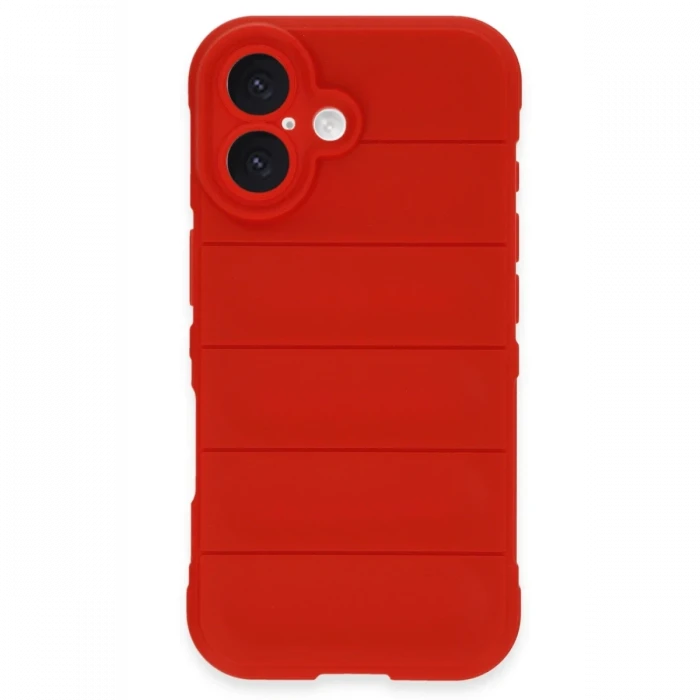 Apple iPhone 16 Plus Kılıf Optimum Silikon - Kırmızı