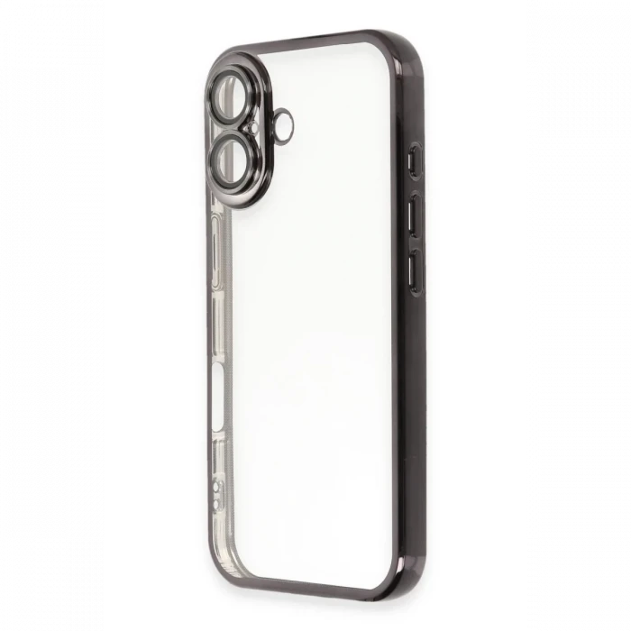 Apple iPhone 16 Plus Kılıf Razer Lensli Silikon - Siyah