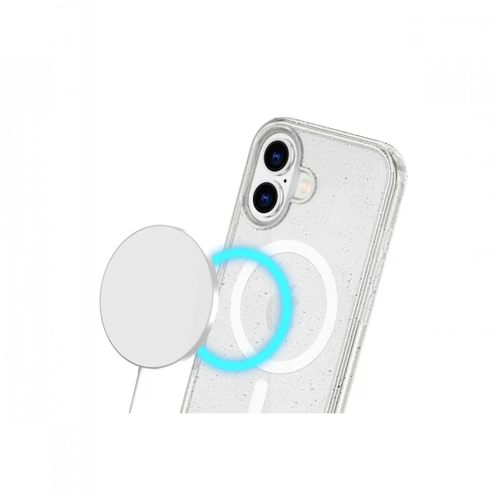 Apple iPhone 16 Plus Kılıf Star Magsafe Kapak - Turuncu
