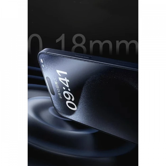 Apple iPhone 16 Pro Bilvis 0.18mm Plus Cam Ekran Koruyucu