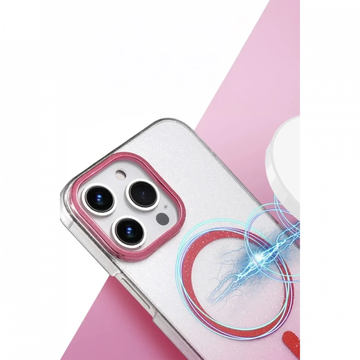 Apple iPhone 16 Pro Glossy Magsafe Kapak - Mor