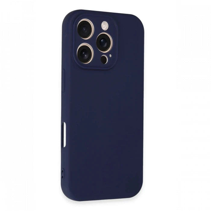 Apple iPhone 16 Pro Kılıf First Silikon - Lacivert