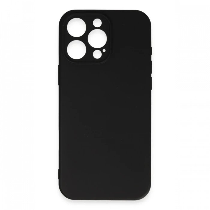 Apple iPhone 16 Pro Kılıf First Silikon - Siyah