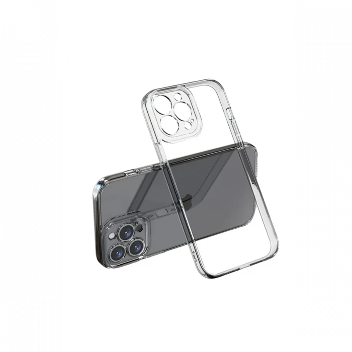 Apple iPhone 16 Pro Kılıf Lüx Şeffaf Silikon
