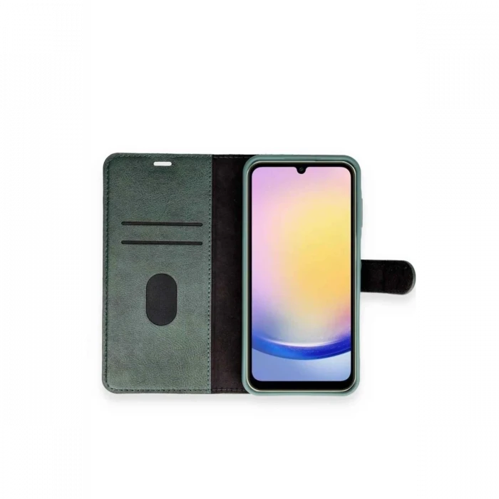 Apple iPhone 16 Pro Kılıf Trend S Plus Kapaklı Kılıf - Taba