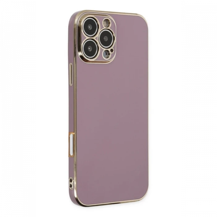 Apple iPhone 16 Pro Kılıf Volet Silikon - Mor