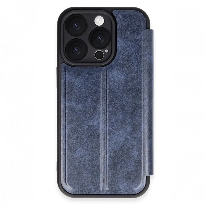 Apple iPhone 16 Pro Max Kılıf Flip Cover - Lacivert