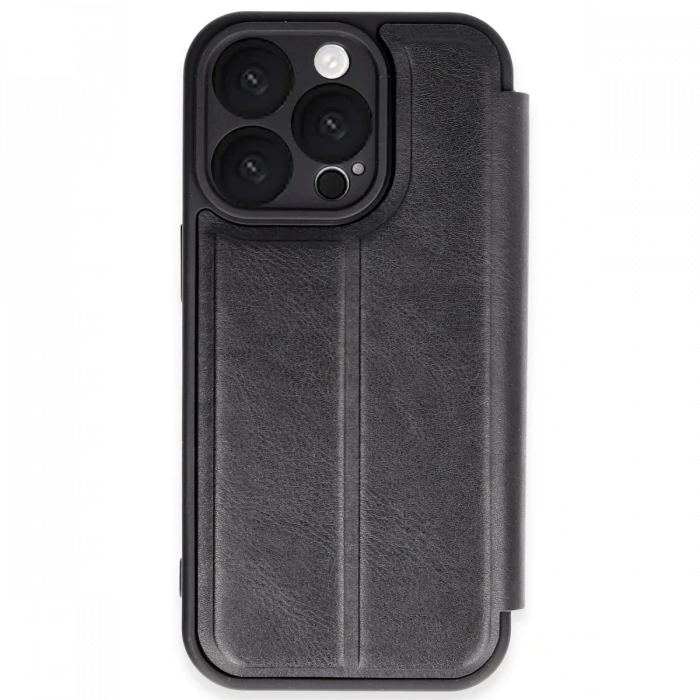 Apple iPhone 16 Pro Max Kılıf Flip Cover - Siyah
