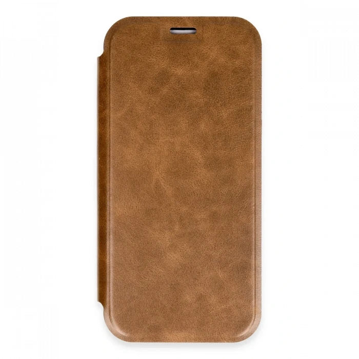 Apple iPhone 16 Pro Max Kılıf Flip Cover - Taba