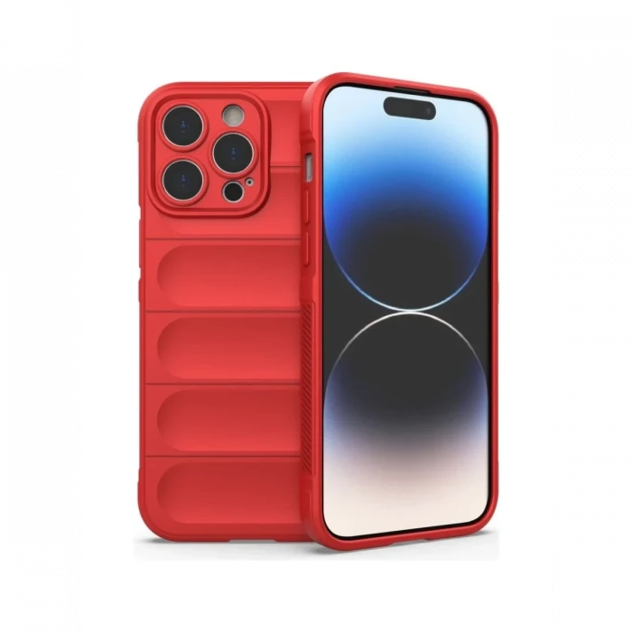 Apple iPhone 16 Pro Max Kılıf Optimum Silikon - Kırmızı