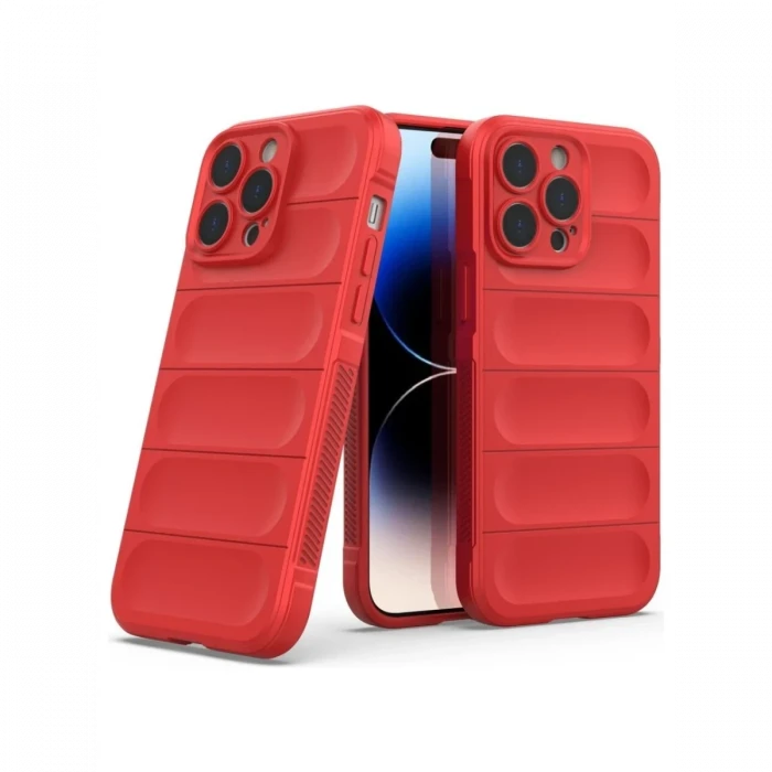 Apple iPhone 16 Pro Max Kılıf Optimum Silikon - Kırmızı