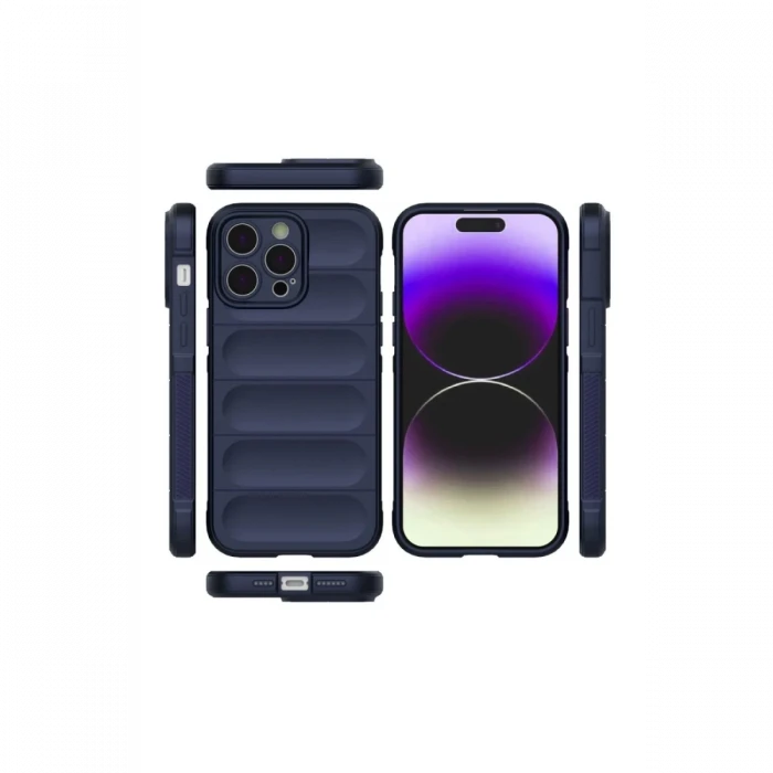 Apple iPhone 16 Pro Max Kılıf Optimum Silikon - Lacivert