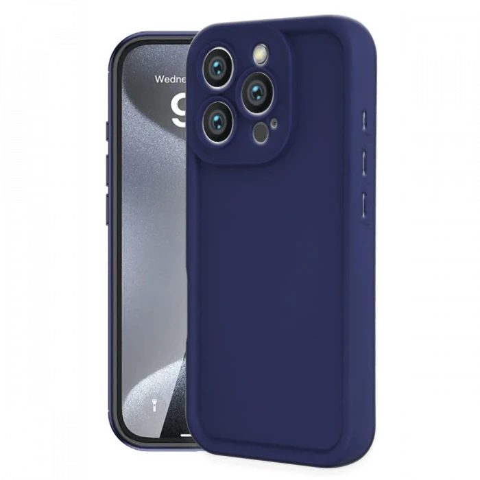 Apple iPhone 16 Pro Max Kılıf Viera Silikon - Lacivert