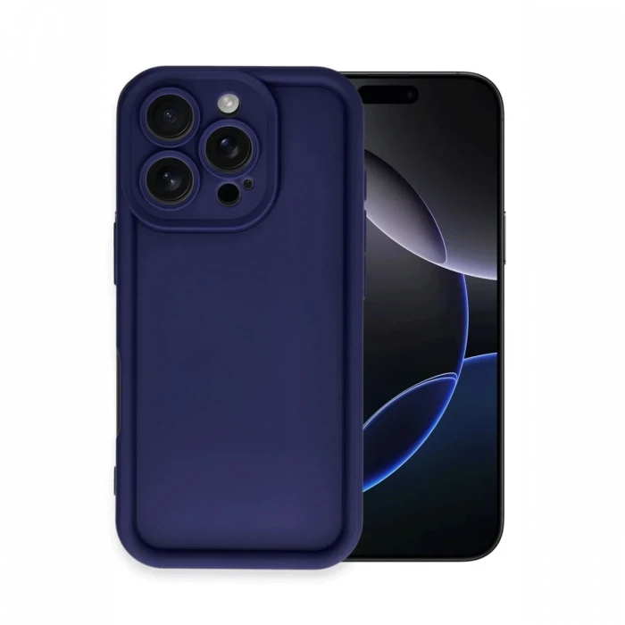 Apple iPhone 16 Pro Max Kılıf Viera Silikon - Lacivert