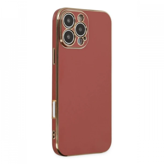 Apple iPhone 16 Pro Max Kılıf Volet Silikon - Kırmızı