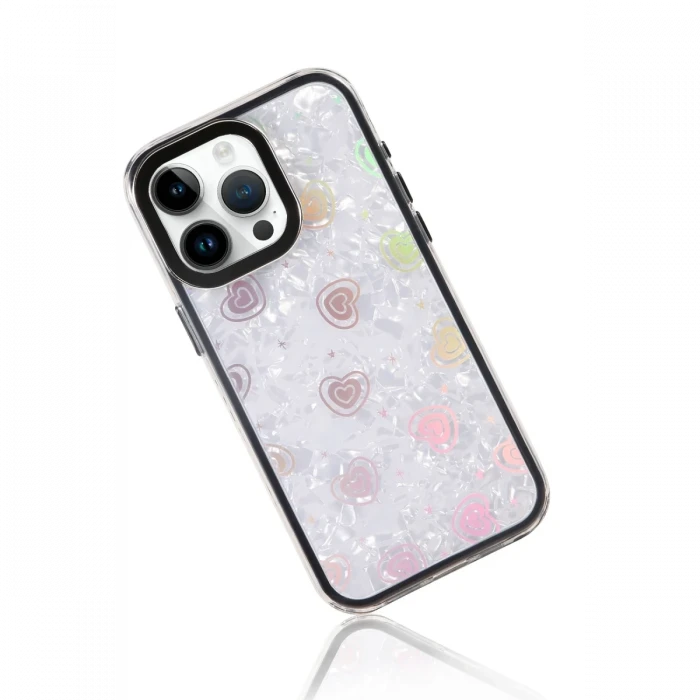 Apple iPhone 16 Pro Max Lumi Desenli Kapak - Siyah