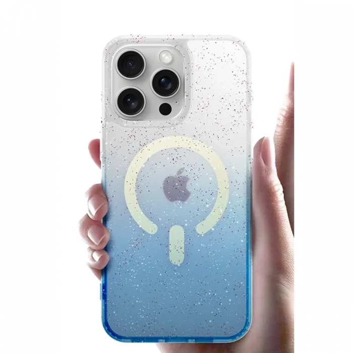 Apple iPhone 16 Pro Pummel Shiny Magsafe Kapak - Siyah