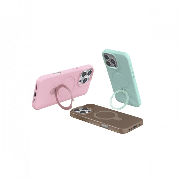 Apple iPhone 16 Pro Regal Magsafe Standlı Kapak - Siyah