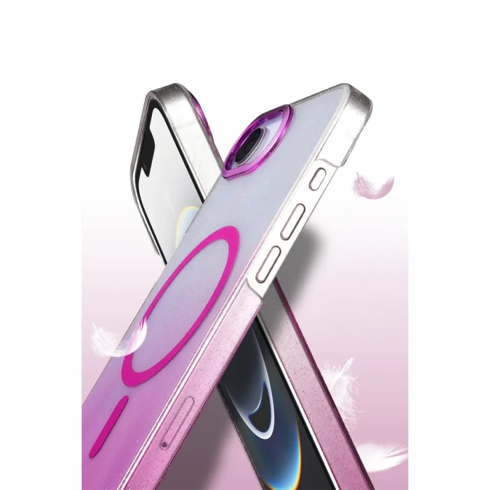 Apple iPhone 16E Glossy Magsafe Kapak - Mavi