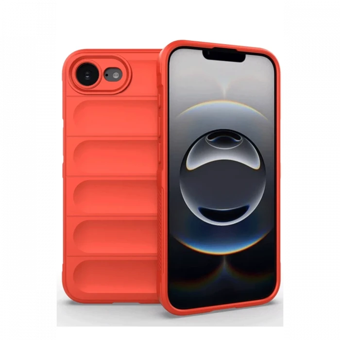 Apple iPhone 16E Kılıf Optimum Silikon - Kırmızı