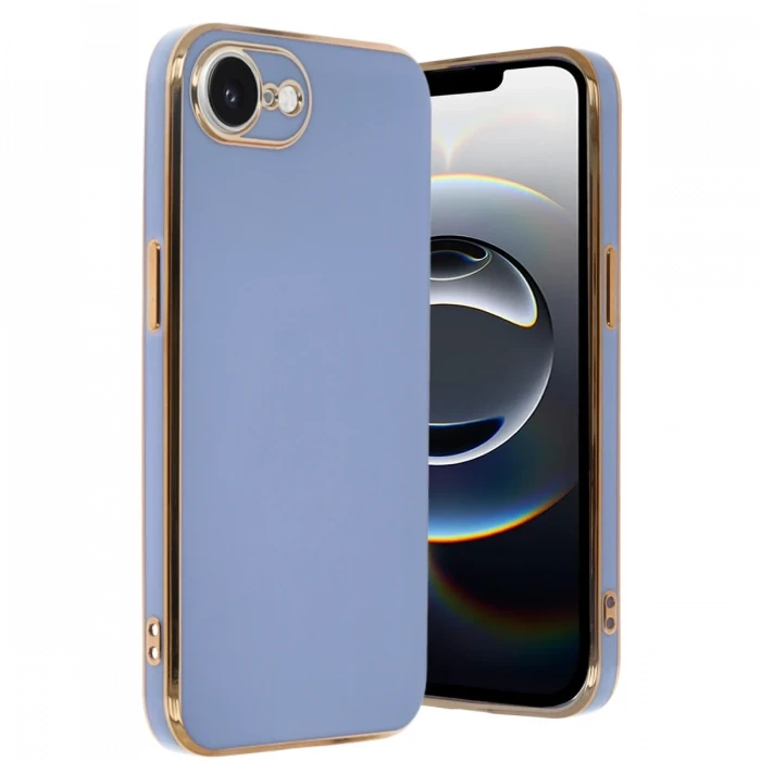 Apple iPhone 16E Kılıf Volet Silikon - Mavi
