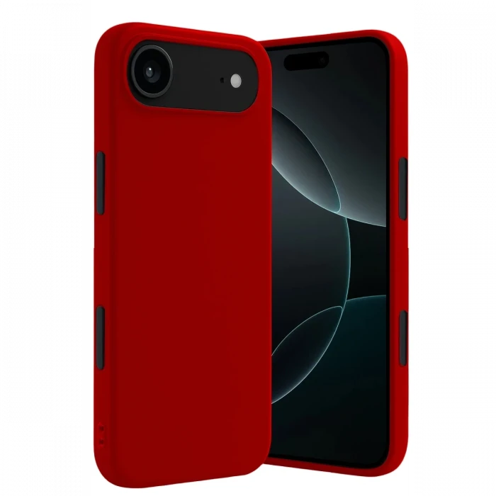 Apple iPhone 17 Air First Silikon - Kırmızı