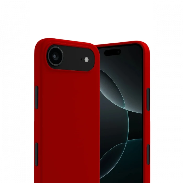 Apple iPhone 17 Air First Silikon - Kırmızı