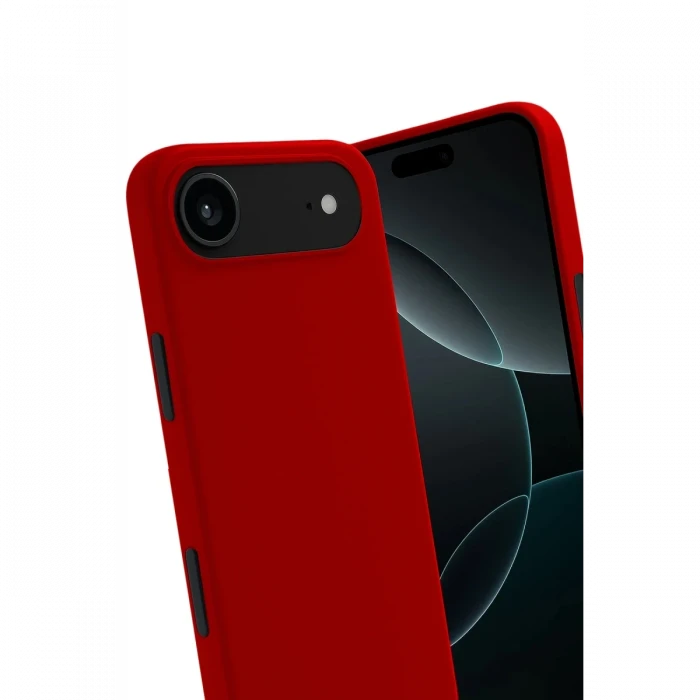 Apple iPhone 17 Air First Silikon - Kırmızı