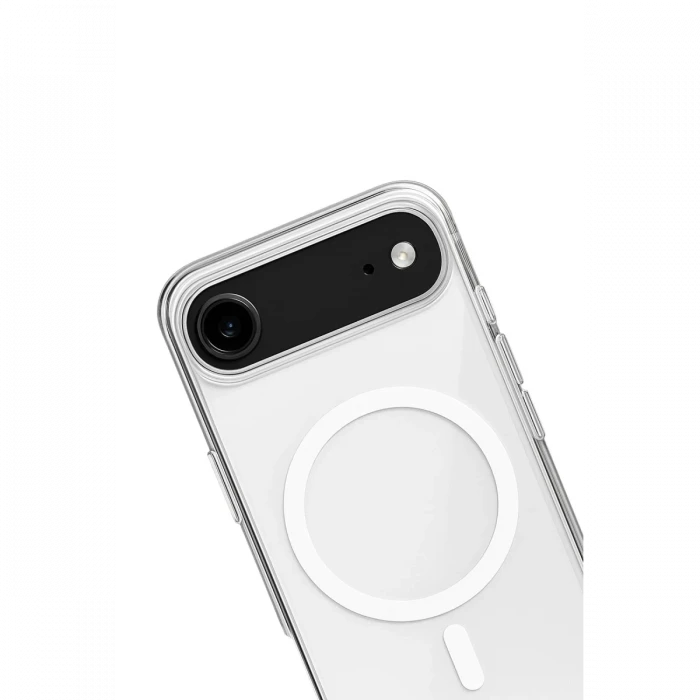 Apple iPhone 17 Air Kılıf Magneticsafe Şeffaf Silikon - Şeffaf